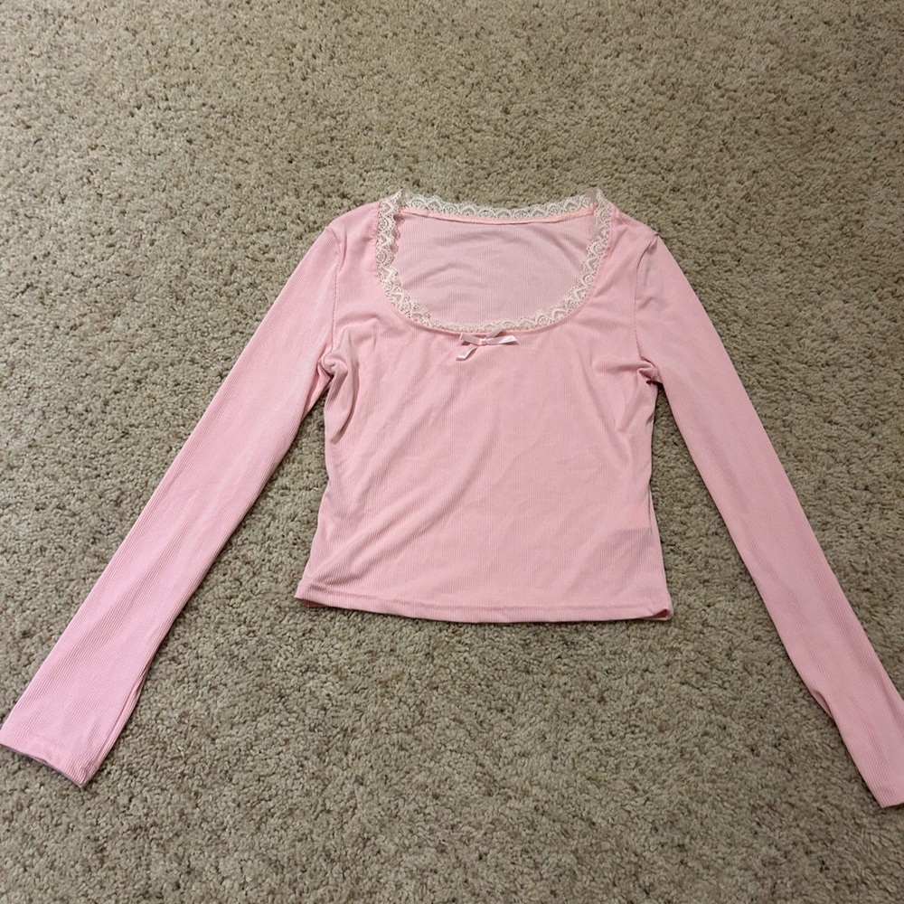 Pink Lace Bow Top, TikTok Shop, #8